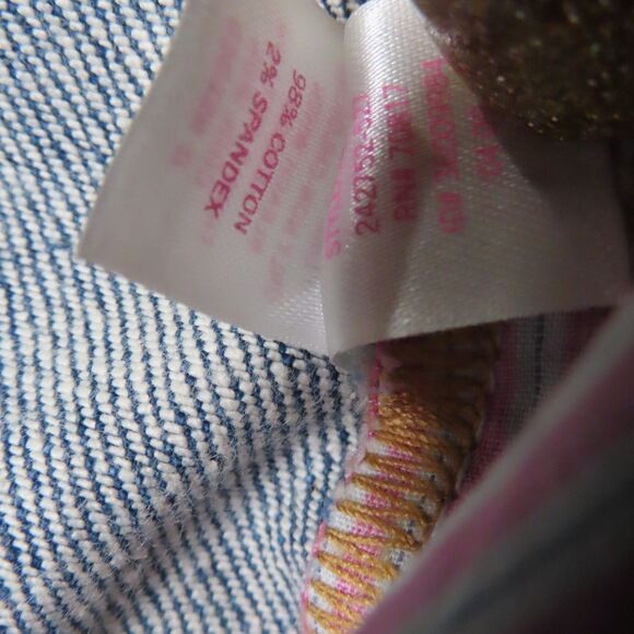 Victorias Secret PINK Jeans Womens 12 Blue Bootcut Y2K Mid Rise Denim NEW - Picture 14 of 15